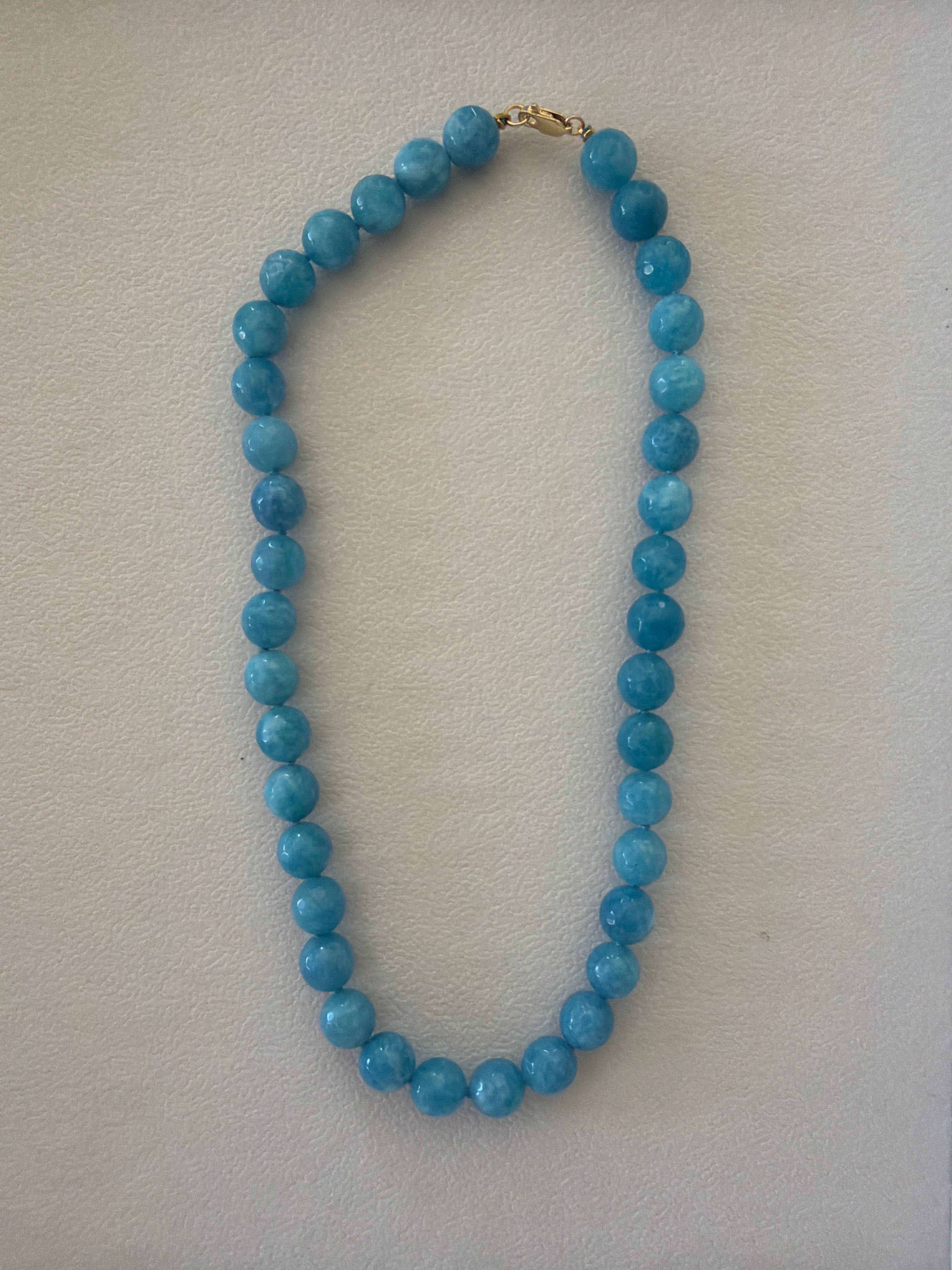 Large round Blue Quartz Beads