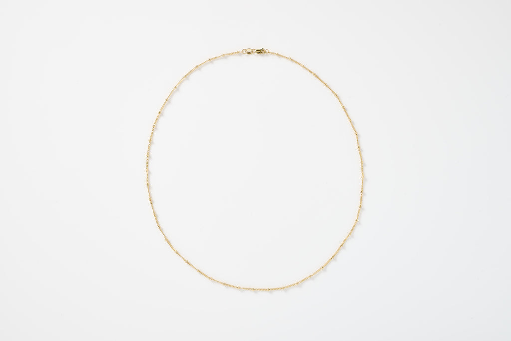 The Beaded Gold Chain