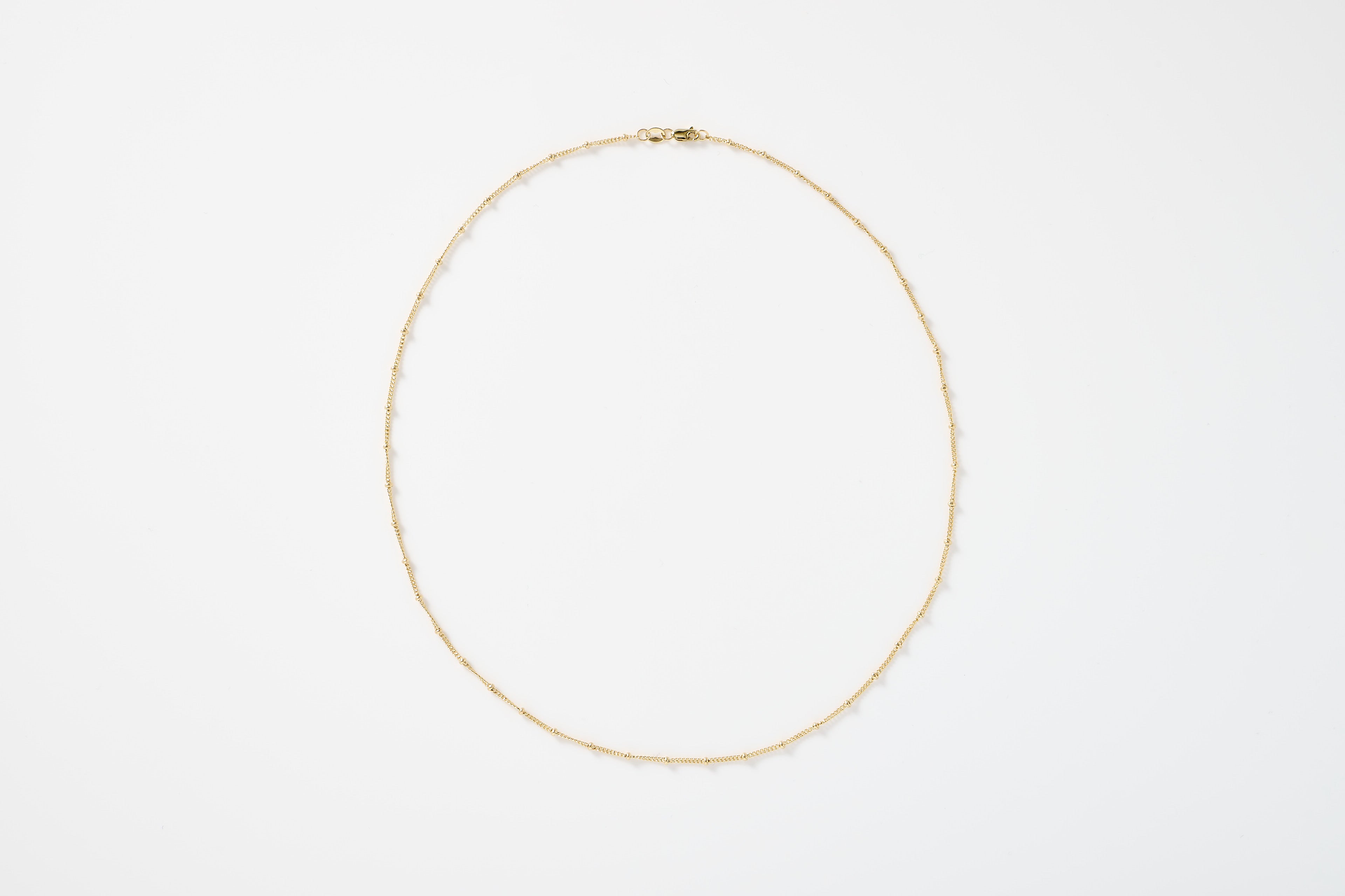 The Beaded Gold Chain
