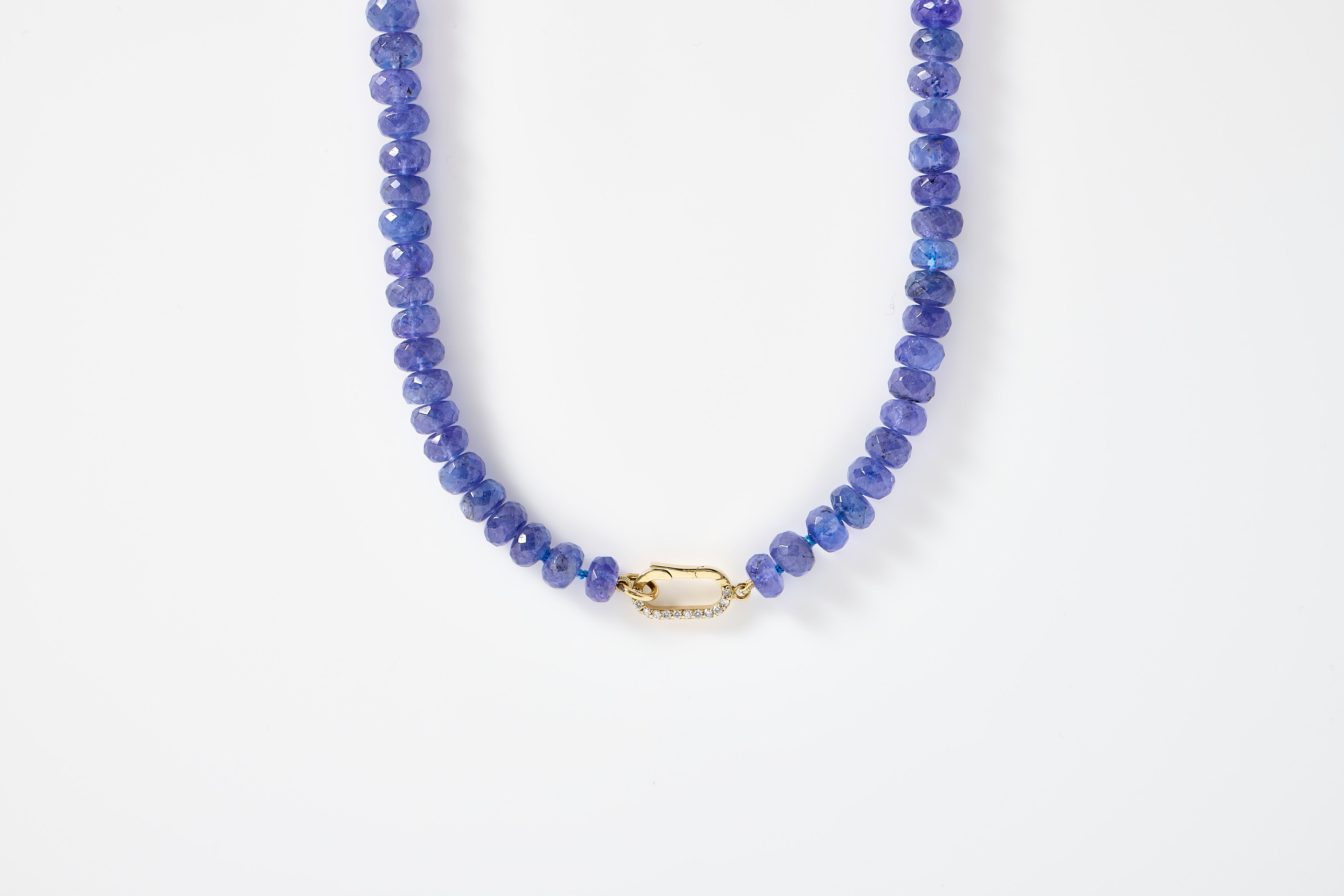 Tanzanite Beaded Necklace