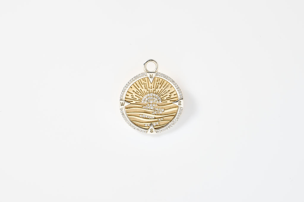 Sunset Compass Medallion