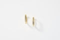 Oval Baguette Diamond Earrings