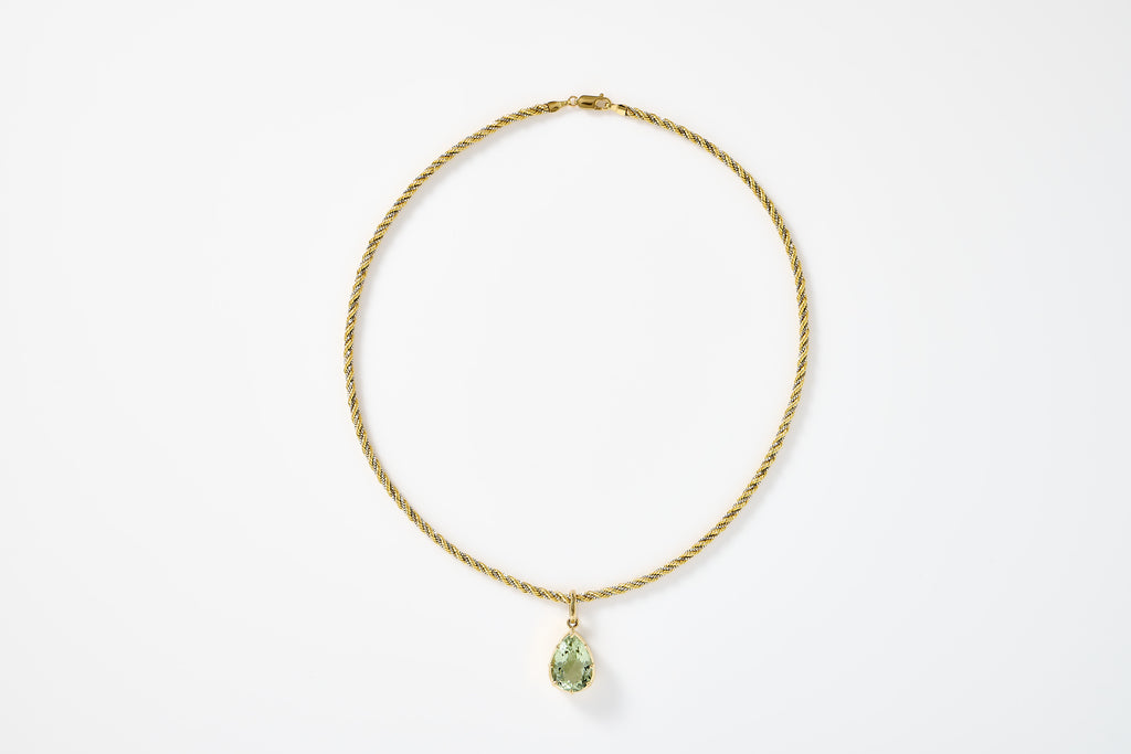 Prasiolite Necklace (Green Amethyst)