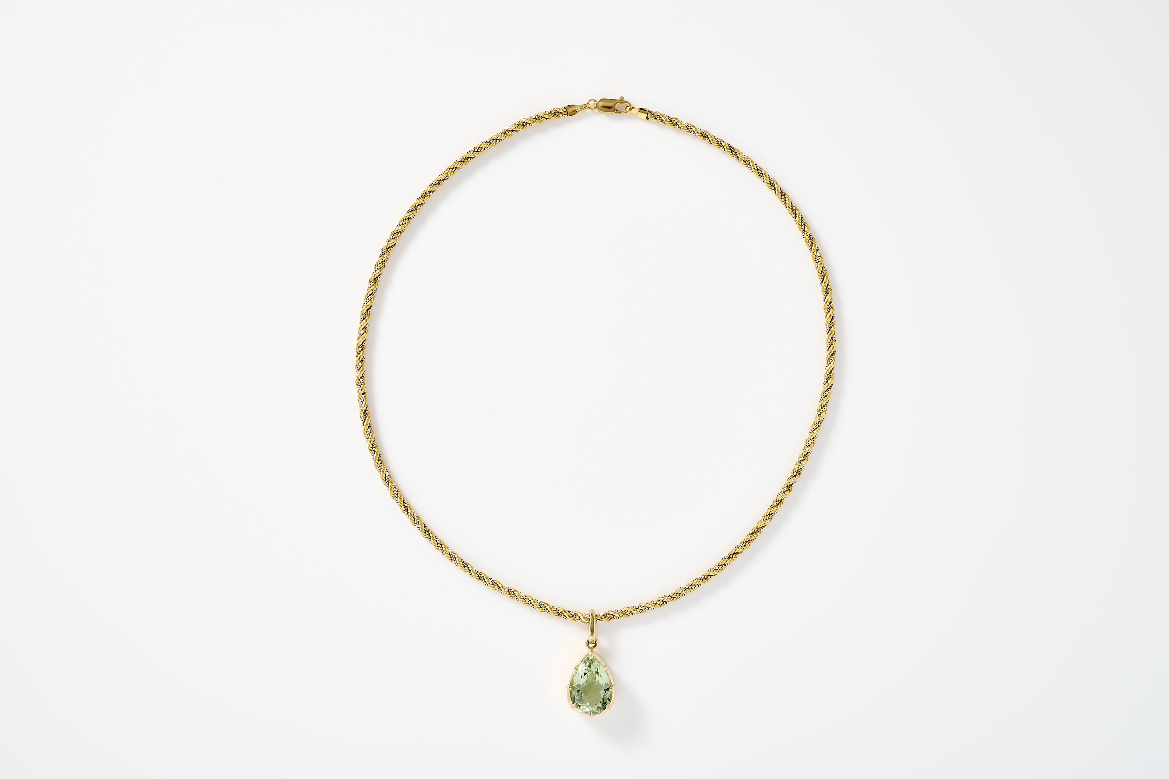 Prasiolite Necklace (Green Amethyst)