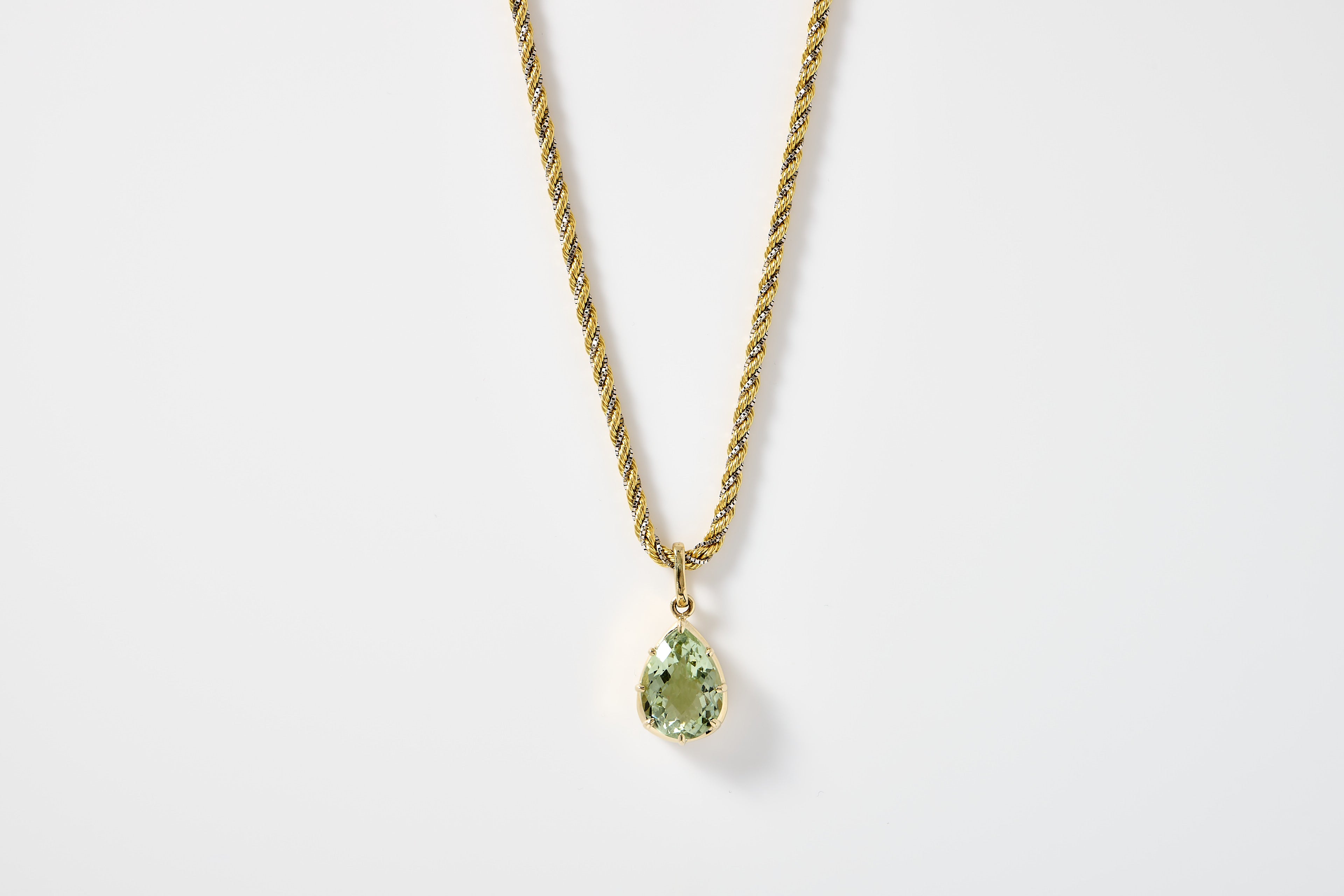 Prasiolite Necklace (Green Amethyst)