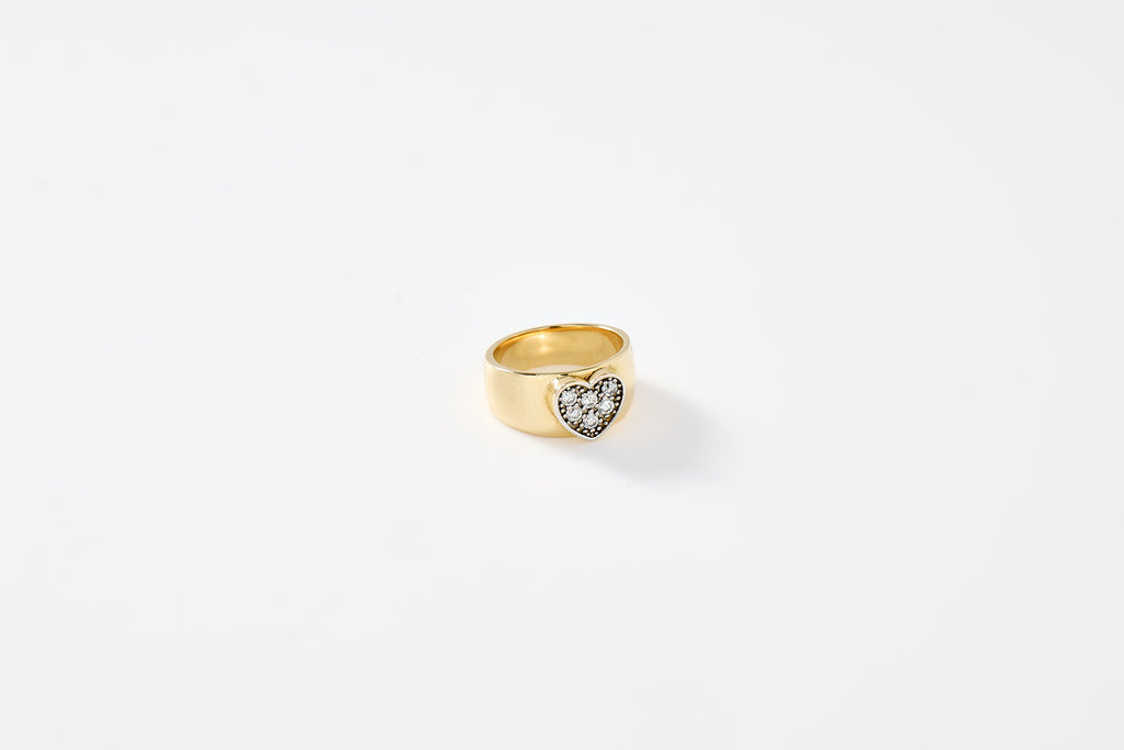 Diamond Heart Ring