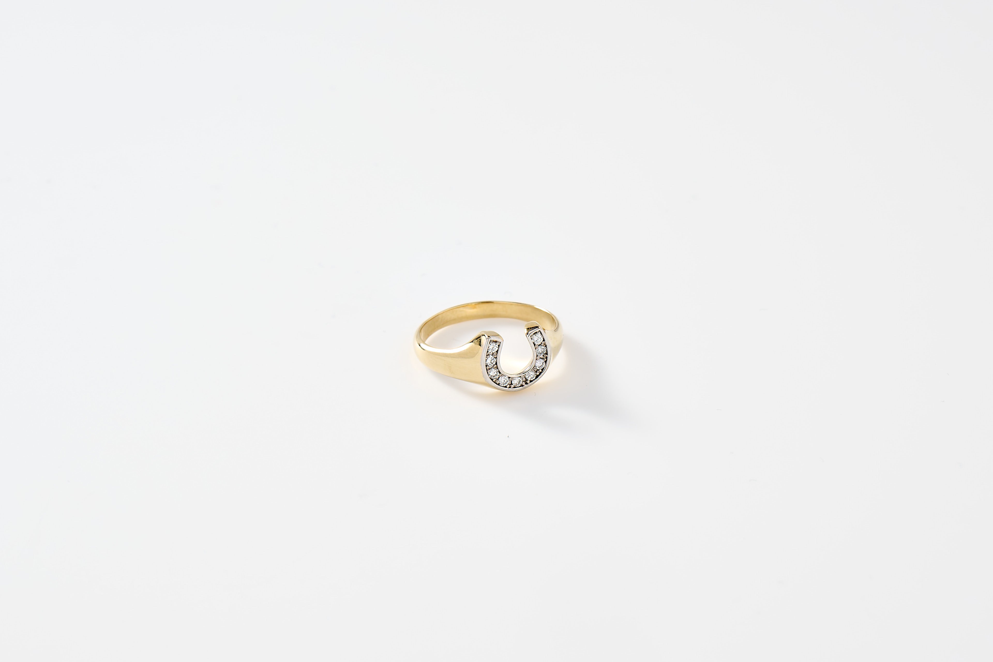 Diamond Horseshoe Ring