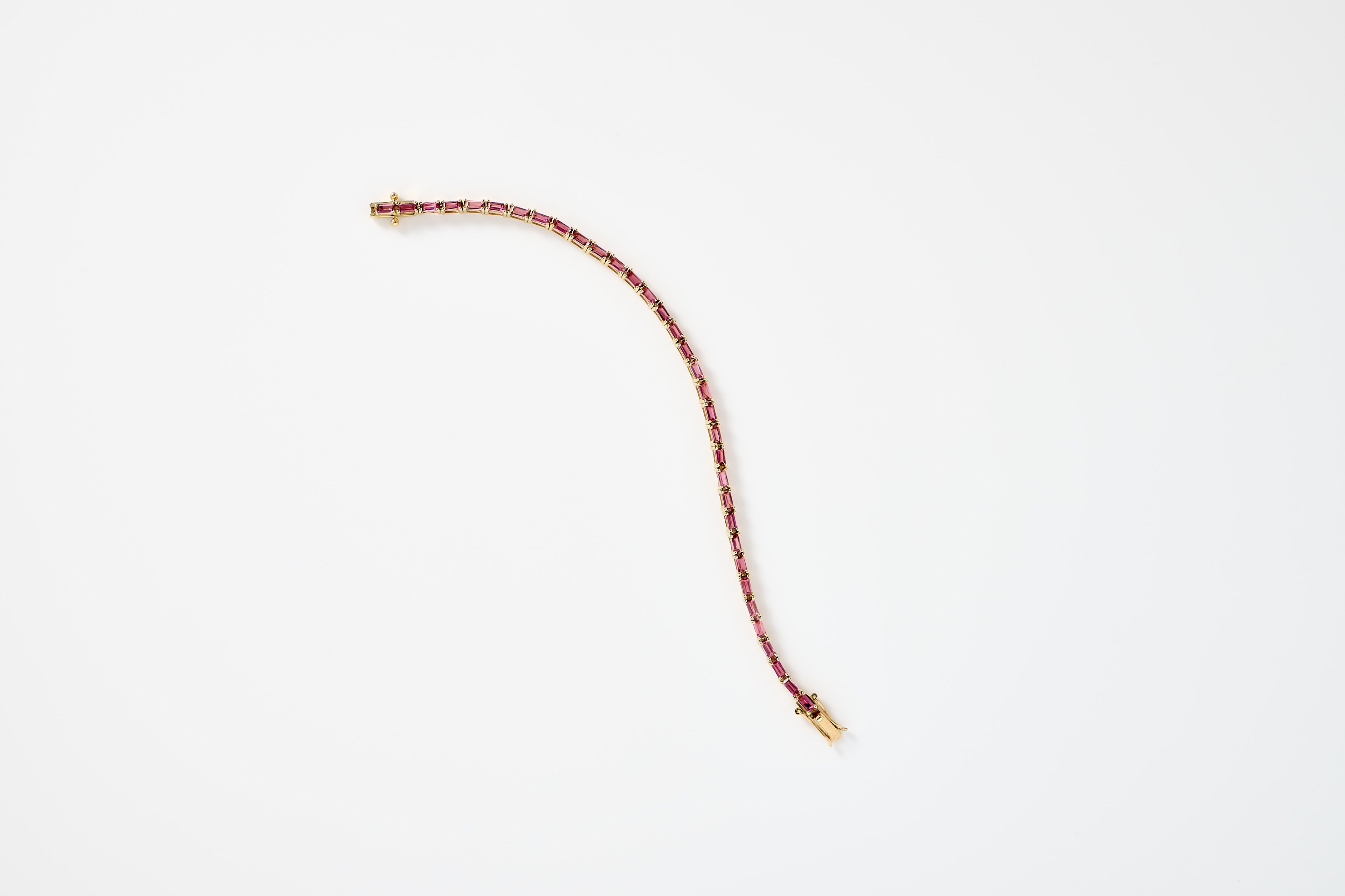 Pink Tourmaline Tennis Bracelet