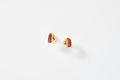 Ruby Bubble Huggie Earrings