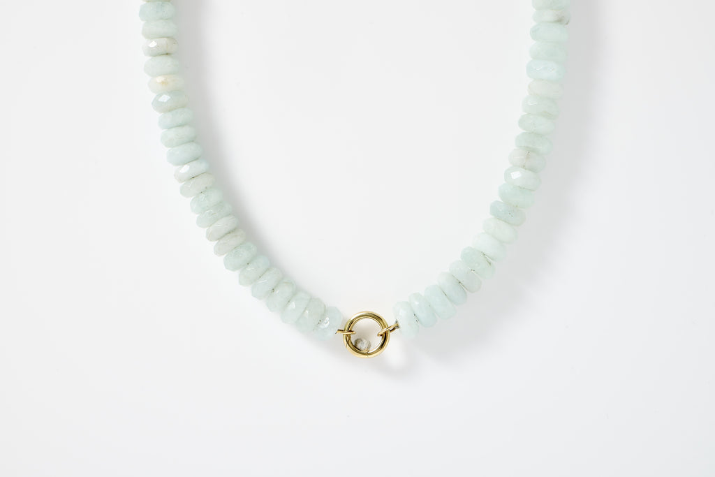 Aquamarine Beaded Necklace