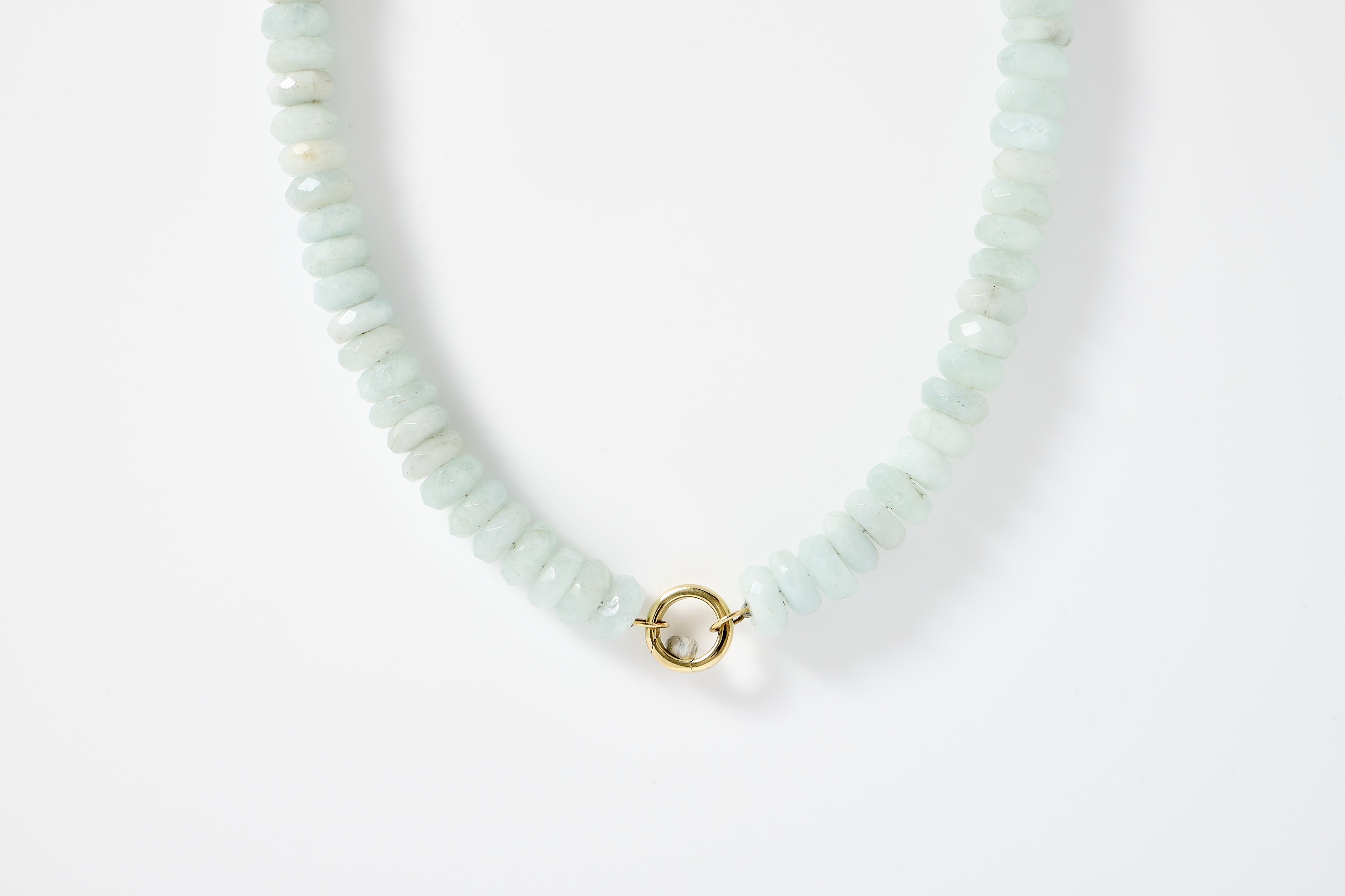 Aquamarine Beaded Necklace