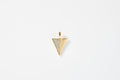 Triangle Diamond Pavé Medallion