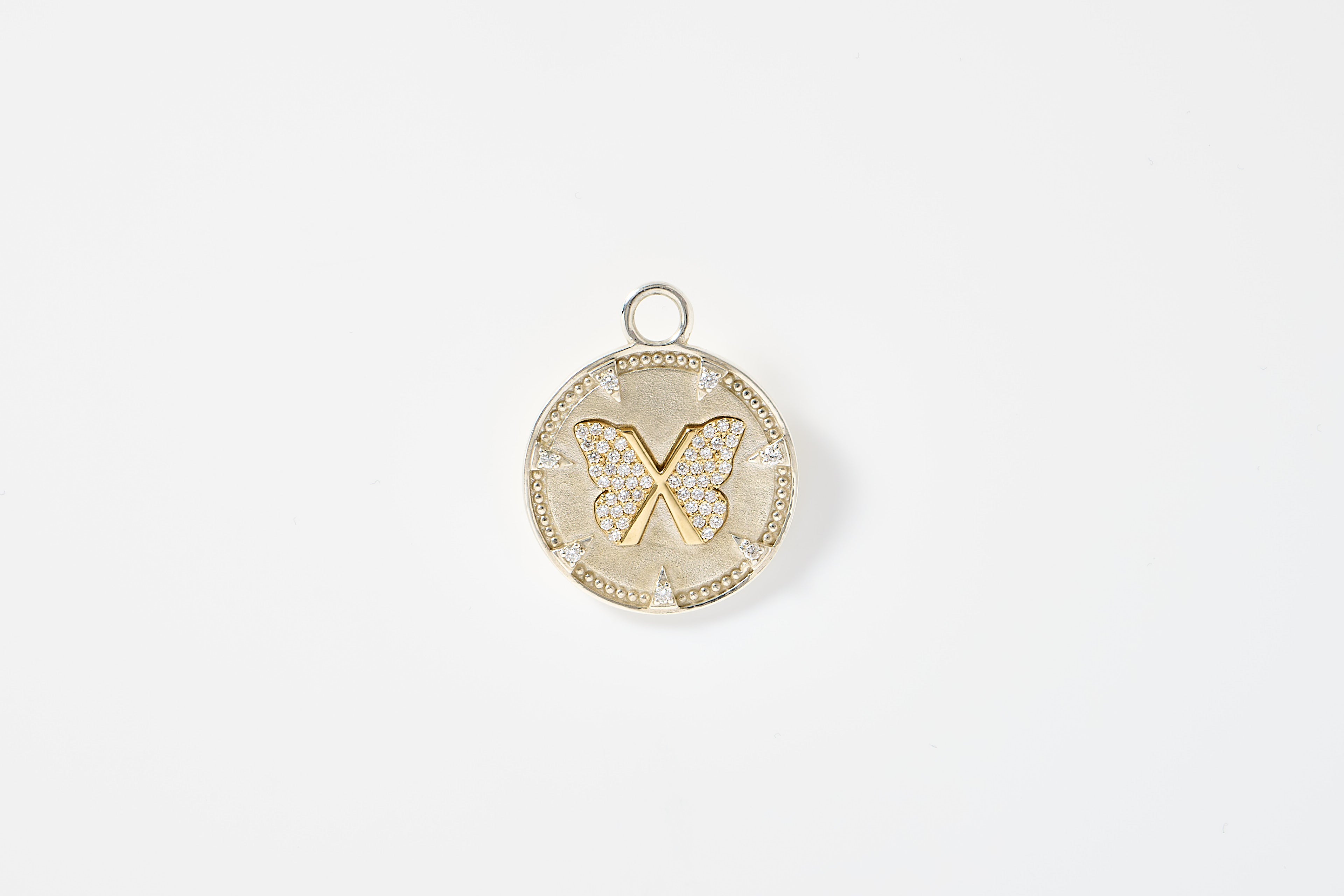 Butterfly Medallion Charm