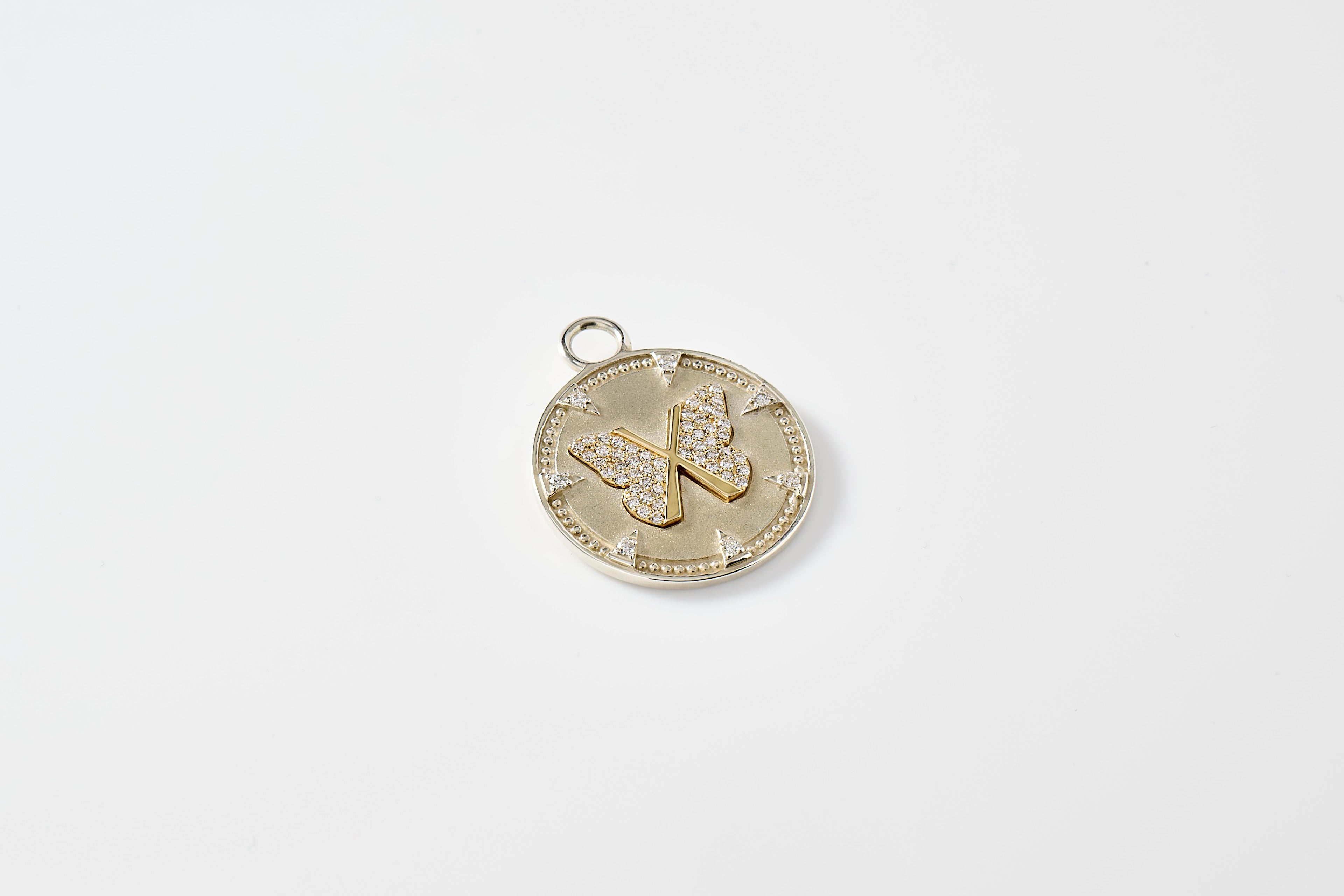 Butterfly Medallion Charm
