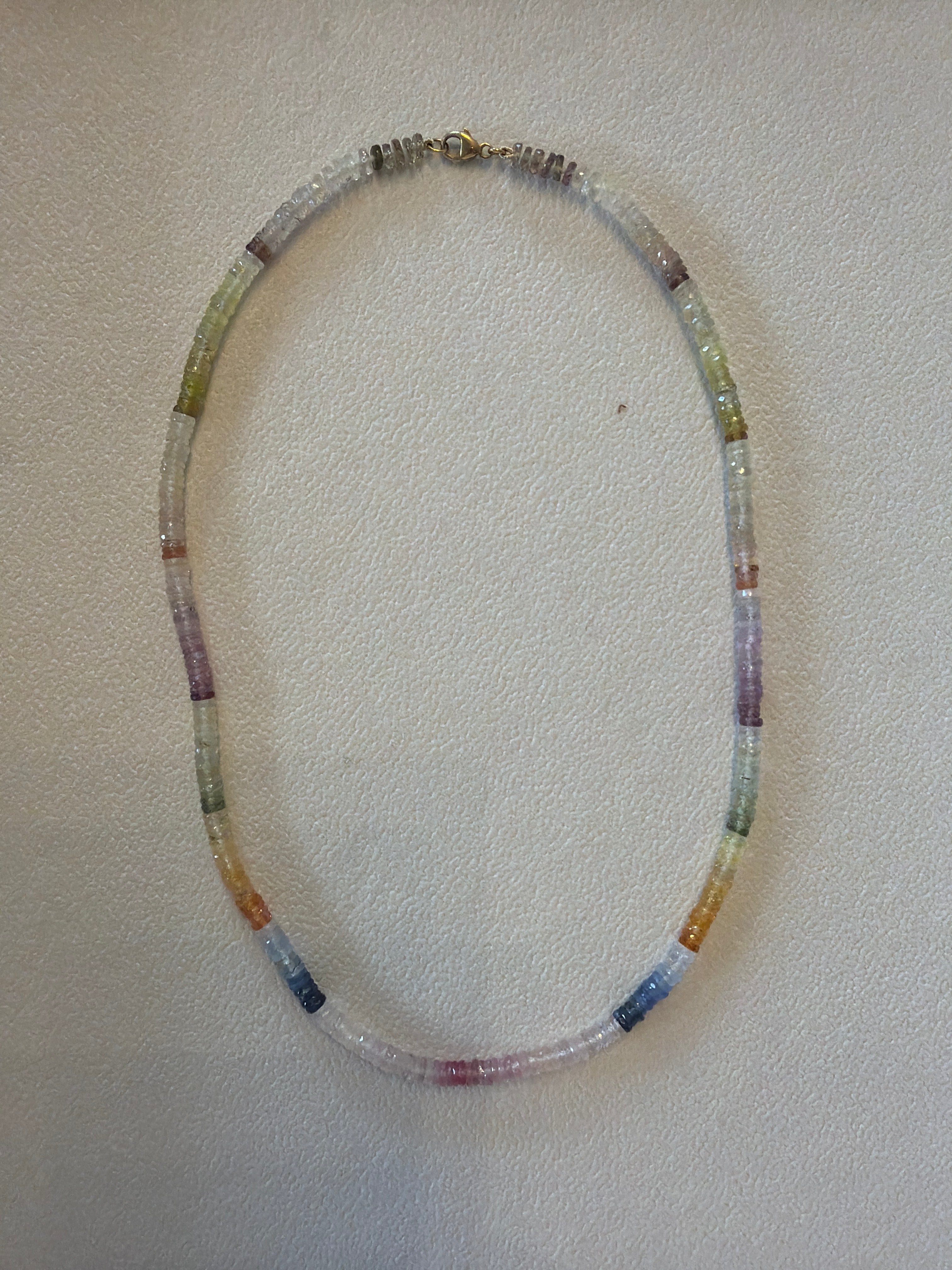 Multi-Colored Sapphire Necklace
